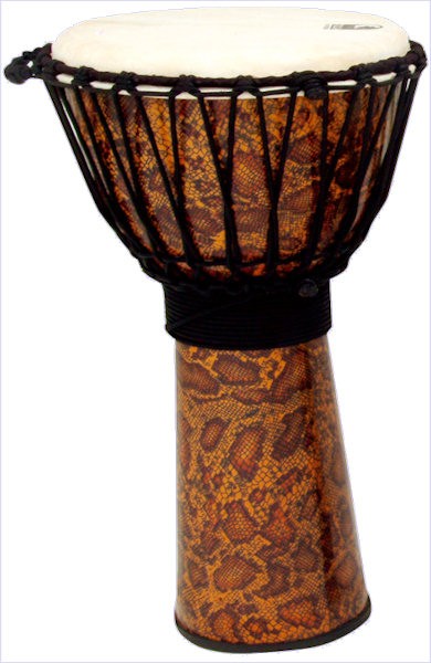 TOCA SFDJ-14SP SYNERGY FREESTYLE - DJEMBE 14" SNAKE PRINT