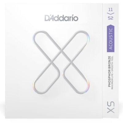 D'ADDARIO XSAPB1152 ACOUSTIC CUSTOM LIGHT - SNAREN 011-052 PHOSPHOR BRONZE COATED