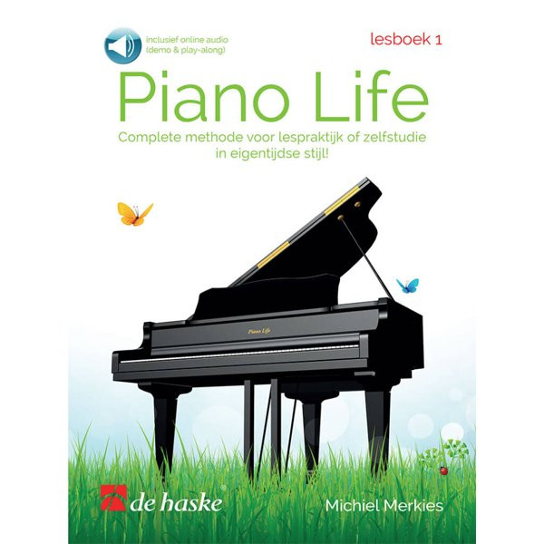 MERKIES, MICHIEL - PIANO LIFE - LESBOEK 1 + AUDIO ONLINE