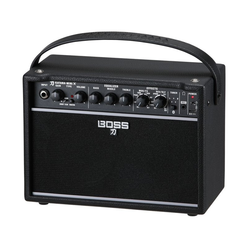 BOSS KATANA MINI X - GITAARVERSTERKER 10W 5" SPEAKER + BLUETOOTH USB ACCU