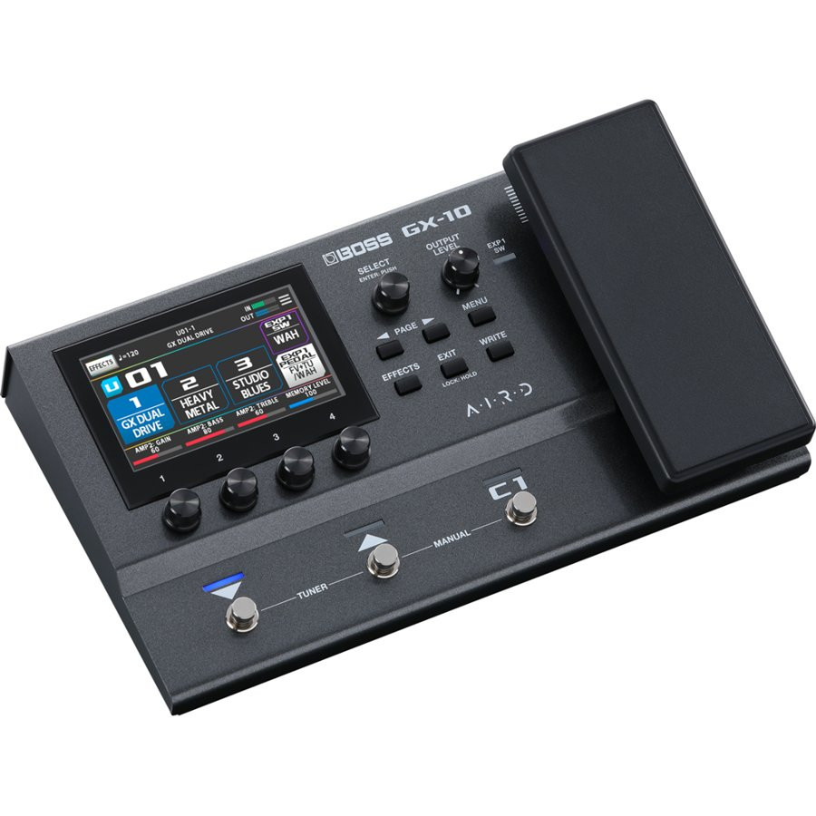 BOSS GX-10 - GITAAREFFECT MULTI FLOOR 4.3" TOUCH SCREEN AIRD