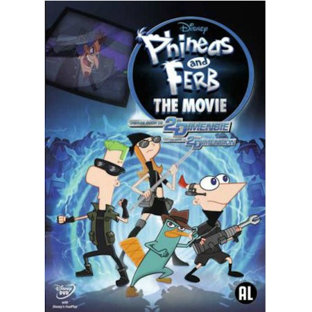 SPEELFILM - PHINEAS & FERB DWARS DOOR DE 2E DIMENSIE