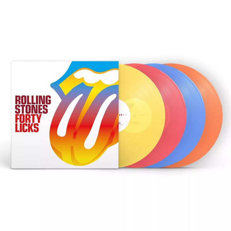 ROLLING STONES - FORTY LICKS -COLOURED 4LP-