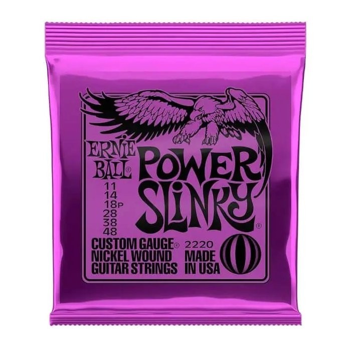 ERNIE BALL 2220 POWER SLINKY - SNAREN 011-048 NICKELWOUND