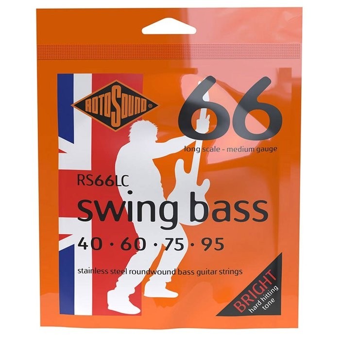 ROTOSOUND RS 66LC MEDIUM - SNAREN BAS 040-095 LONG SCALE