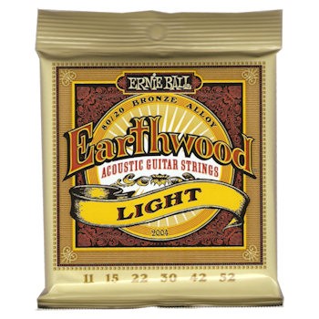 ERNIE BALL 2004 EARTHWOOD LIGHT - SNAREN 011-052 80/20 BRONZE