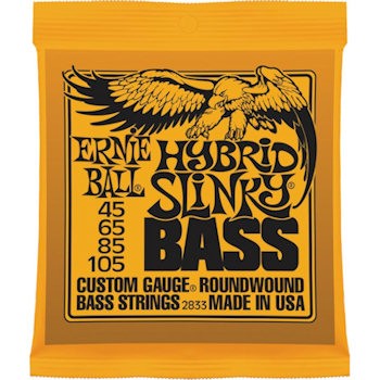 ERNIE BALL 2833 HYBRID SLINKY - SNAREN BAS 045-105 ROUNDWOUND