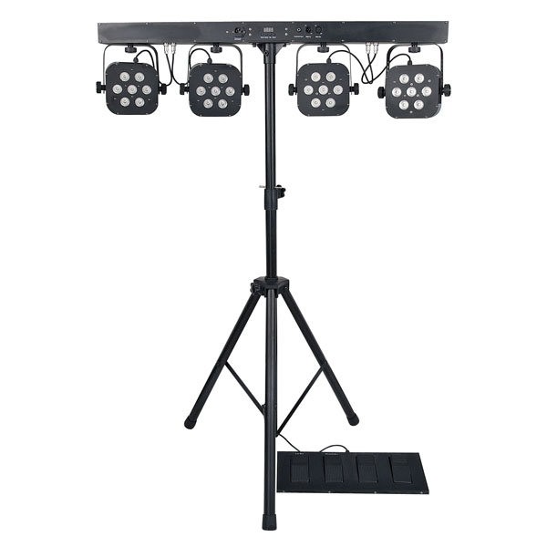 SHOWTEC 30268 COMPACT POWER LED - LICHT SET + BAG STAND FOOTSCHWITCH
