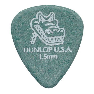 DUNLOP GATOR GRIP 417P150 12-PACK - PLECTRUM 1.50MM GROEN