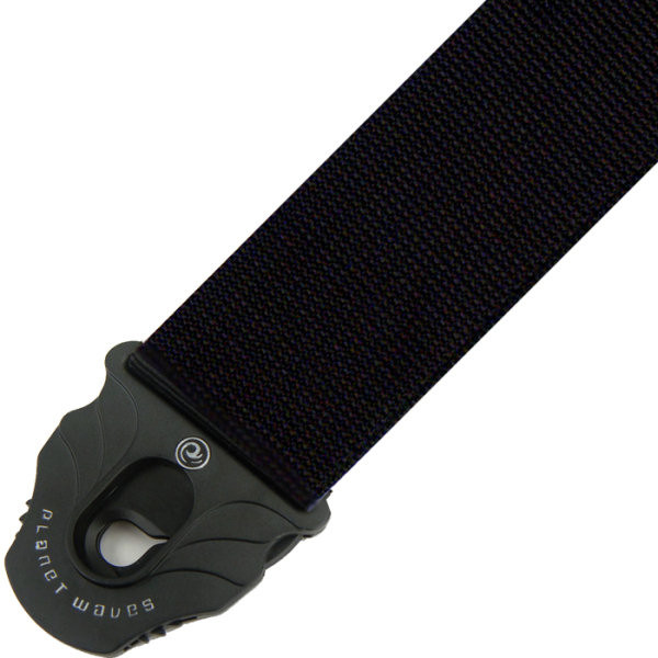 PLANET WAVES 50PLA05 PLANET LOCK - GITAARRIEM 50MM ZWART (BLACK)