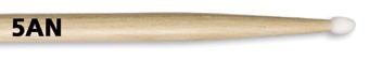 VIC FIRTH 5AN - DRUMSTOKKEN HICKORY NYLON TIP