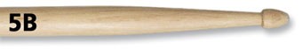 VIC FIRTH 5B - DRUMSTOKKEN HICKORY