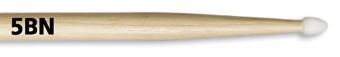 VIC FIRTH 5BN - DRUMSTOKKEN HICKORY NYLON TIP