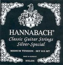 HANNABACH SET 815 MT - SNAREN KLASSIEK CARBON MEDIUM TENSION