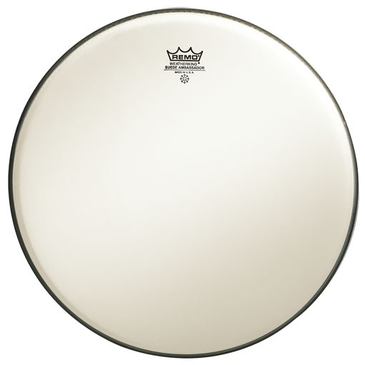 REMO BA-0812-00 - DRUMVEL 12" SUEDE AMBASSADOR