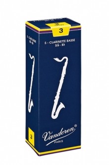 VANDOREN CR123 5-PACK - RIET 3 BAS KLARINET