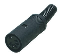 DNC-105/1 - PLUG DIN CONTRA 5P/180GR