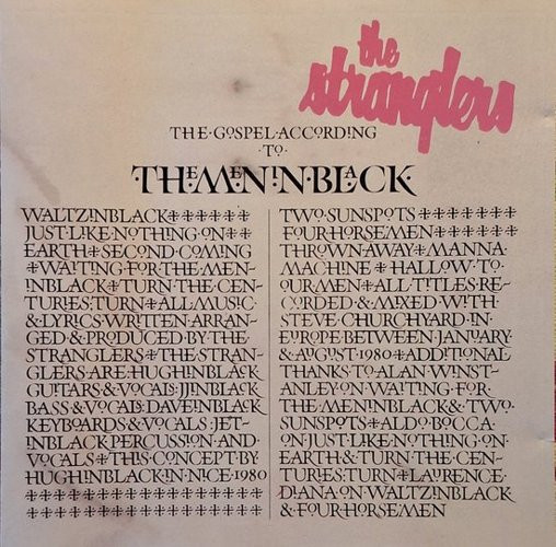 STRANGLERS - MENINBLACK - cd