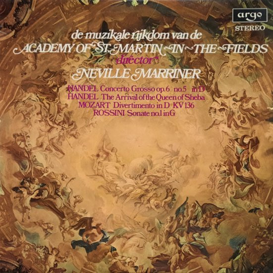 ACADEMY OF ST. MARTIN IN THE FIELDS - MUZIKALE RIJKDOM VAN ACADEMY OF ST.MARTIN.. -VINYL-