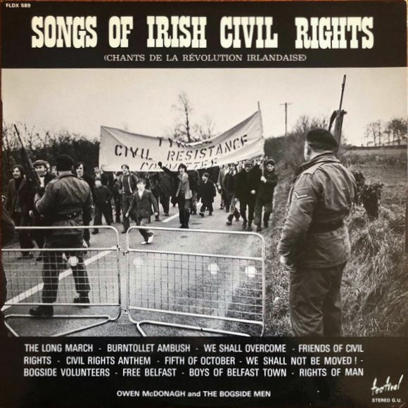 OWEN MCDONAGH AND THE BOGSIDE MEN - SONGS OF IRISH CIVIL RIGHTS -VINYL-