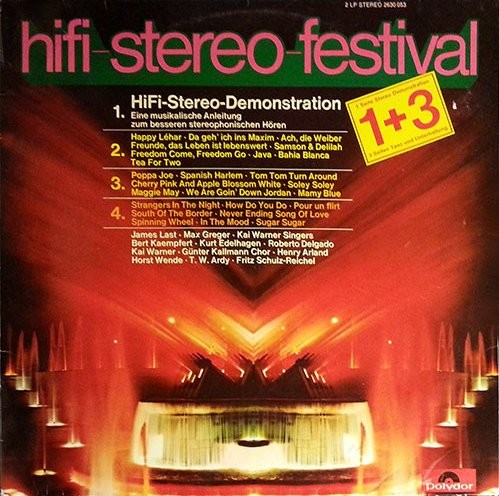 VARIOUS - HIFI-STEREO-FESTIVAL 1+3 -2LP-
