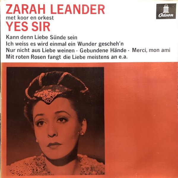 LEANDER, ZARAH - YES SIR -VINYL-