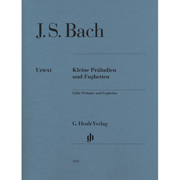 BACH, JOHANN SEBASTIAN - KLEINE PRALUDIEN UND FUGHETTEN - URTEXT