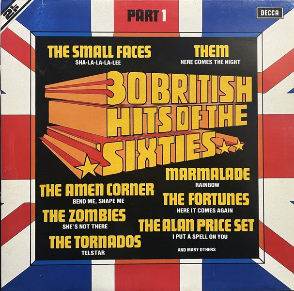VARIOUS - 30 BRITISH HITS OF THE 60'S - PART I -2VINYL-