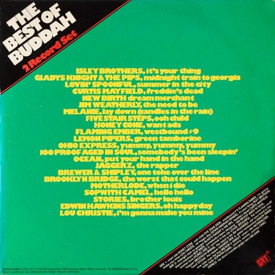 VARIOUS - BEST OF BUDDAH -2LP-