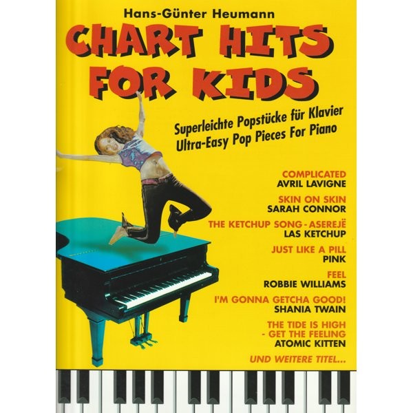 HEUMANN, HANS-GUNTER - CHART HITS FOR KIDS PIANO