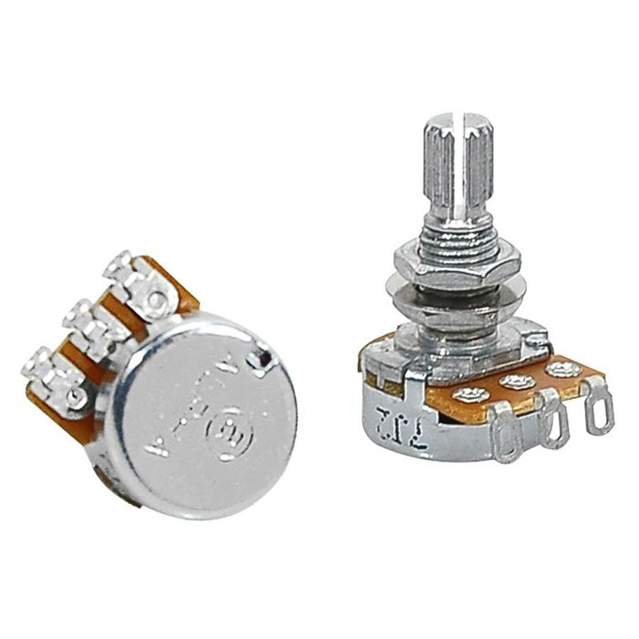 ALPHA ALPS250-A46 KLEIN MODEL AUDIO - POTMETER 250 K.OHM LOG. VOLUME 10MM BUSHING M7