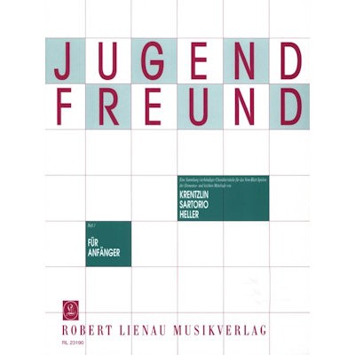 KRENTZLIN, RICHARD - JUGENDFREUND 1 - 4 HANDEN PIANO