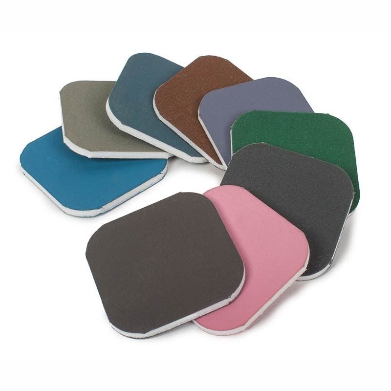 STEWMAC MICRO-MESH SOFT TOUCH PADS 2"X2" - POLIJST KUSSENTJES 5X5CM 9 STUKS KORREL 1500-12000