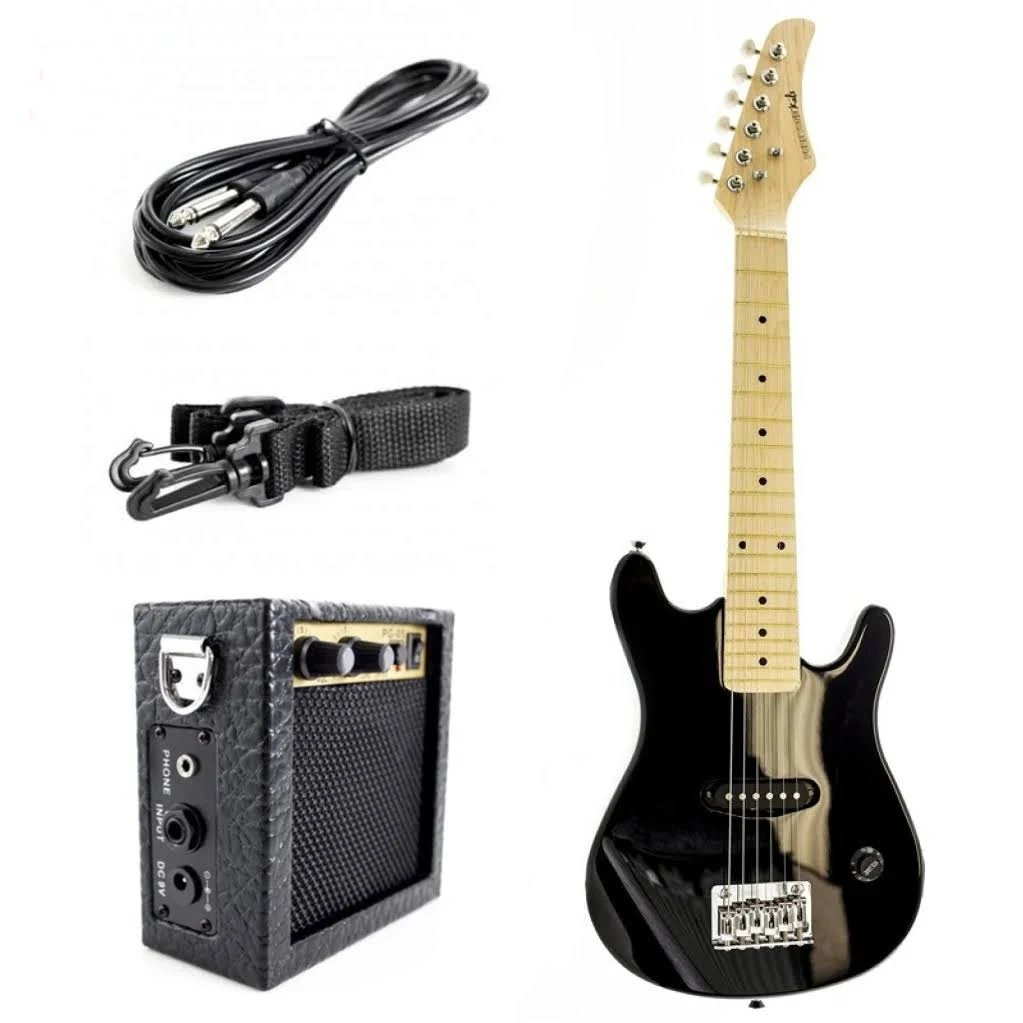 PURE TONE KIDS ELECTRIC GUITAR PACK - GITAAR ELEKTRISCH 1/2 MODEL + VERSTERKER & KABEL