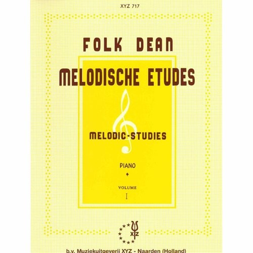 DEAN, FOLK - MELODISCHE ETUDES VOL.1 PIANO - bladmuziek