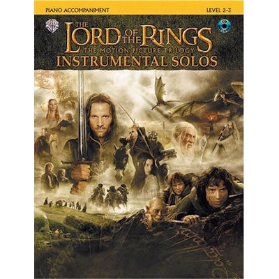 BLADMUZIEK - LORD OF THE RINGS - PIANO ACC. + CD