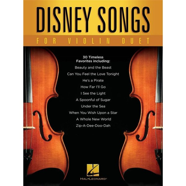 WALT DISNEY - DISNEY SONGS FOR VIOLIN DUET