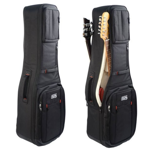 GATOR PROGO G-PG-ELEC 2X DELUXE GIGBAG - GITAARTAS 2 ELEKTRISCHE GITAREN