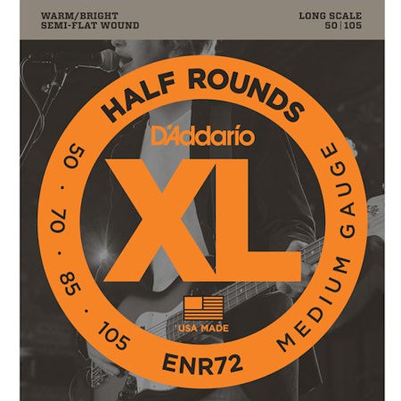 D'ADDARIO ENR72 - SNAREN BAS HALF ROUND 050-105