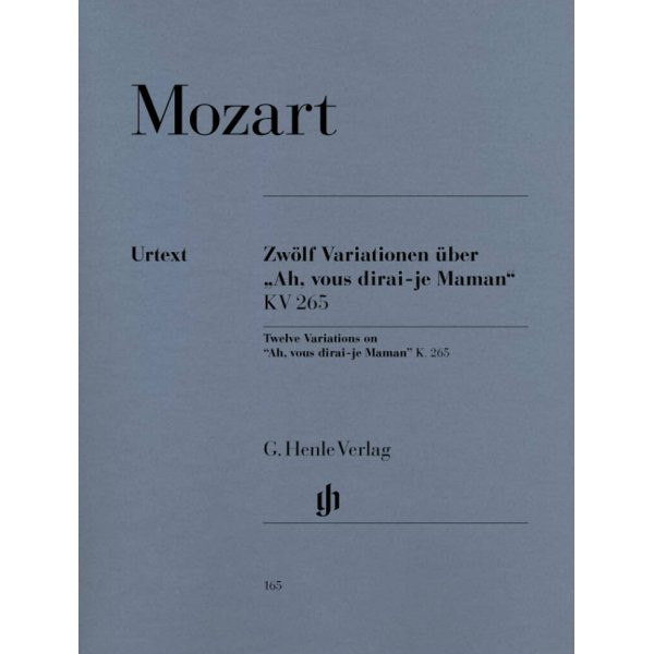 MOZART - AH VOUS DIRRAI-JE MAMAN KV265 PIANO