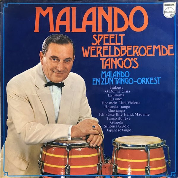 MALANDO EN ZIJN TANGO-ORKEST - MALANDO SPEELT WERELDBEROEMDE TANGO'S -VINYL-