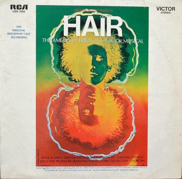 ORIGINAL BROADWAY CAST RECORDING - HAIR -VINYL-