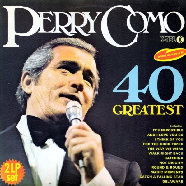 COMO, PERRY - 40 GREATEST -2 VINYL-