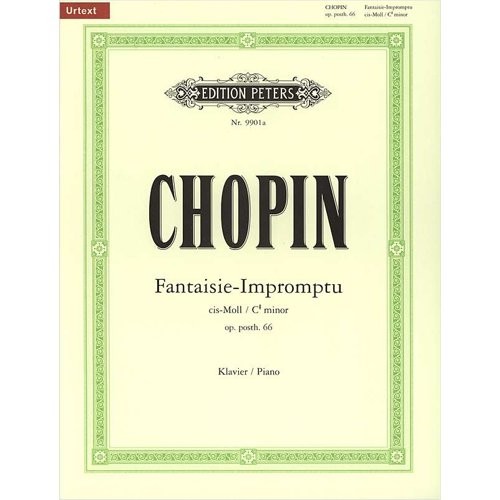 CHOPIN, FREDERIC - FANTASIE IMPROMPTU CIS OP.66 PIANO - bladmuziek
