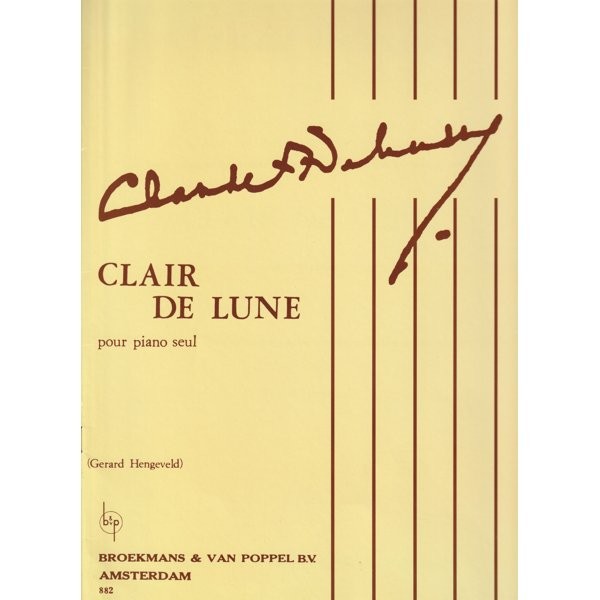 HENGEVELD, GERARD - CLAIR DE LUNE -PIANO-