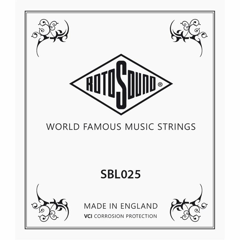 ROTOSOUND SBL025 STAINLESS STEEL - SNAAR BASGITAAR 025 ROUNDWOUND