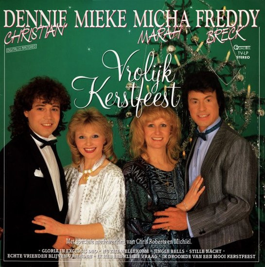 DENNIE CHRISTIAN, MIEKE, MICHA MARAH, FREDDY BRECK - VROLIJK KERSTFEEST -VINYL-