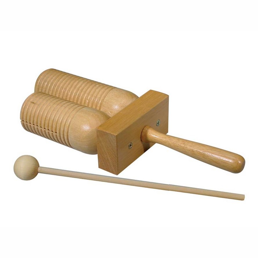 HAYMAN PA-34 TUBULAR I-MODEL - WOODBLOCK HOUT BUISVORMIG 2-TONIG + KLOPPER