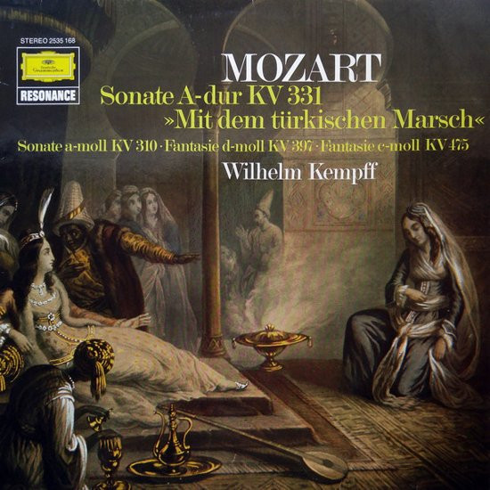 MOZART - PIANO SONATA K331 ALLA TURCA /K310 FANTASIES -VINYL-