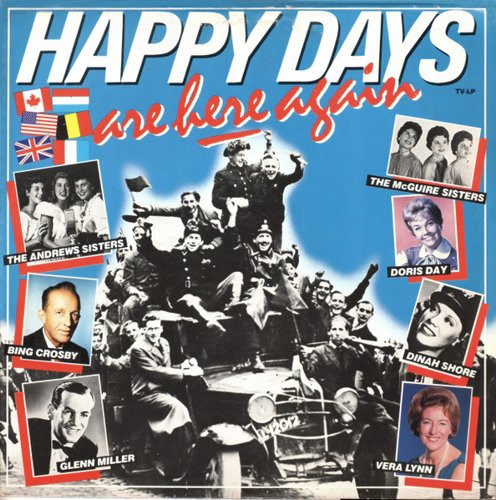 VARIOUS - HAPPY DAYS ARE HERE AGAIN -2 VINYL-